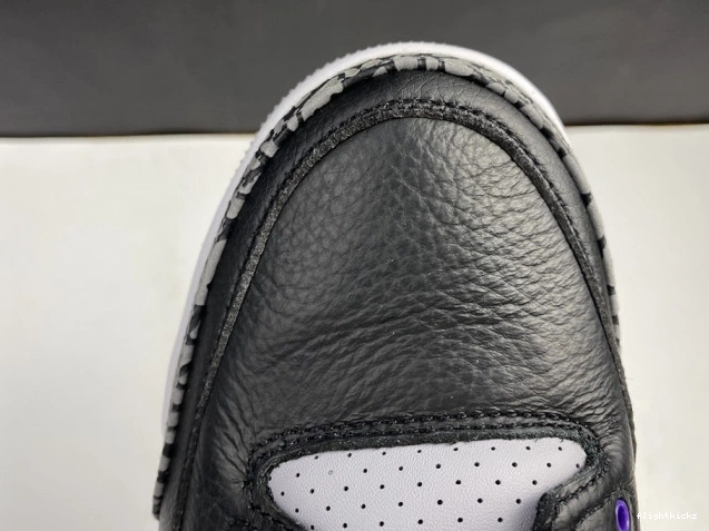 3 Retro Air 050 Purple Court Jordan Black CT8532 0710